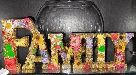 Acrylic “FAMILY” sign